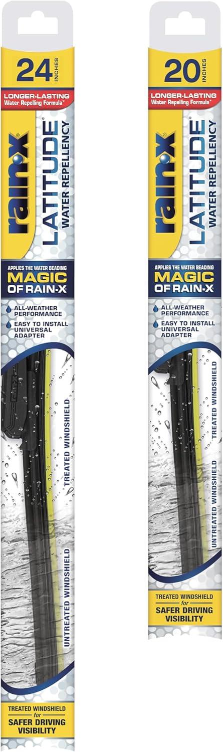 Rain-X Versus Standard Wipers: Size And Formula Compared... 47 chars