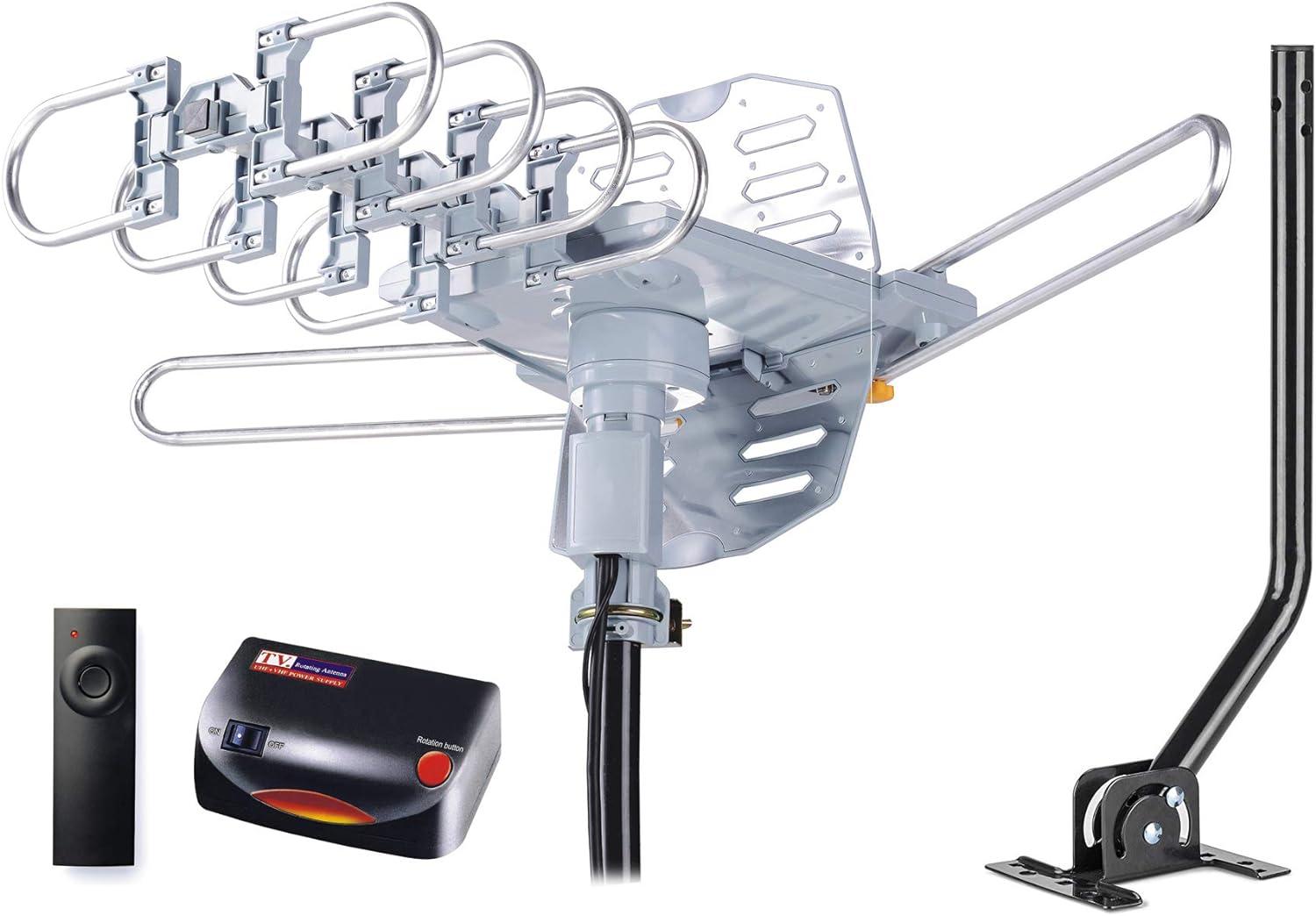 Outdoor 150-Mile Amp Antenna: Tested Performance, Surprising 360° Flexibility