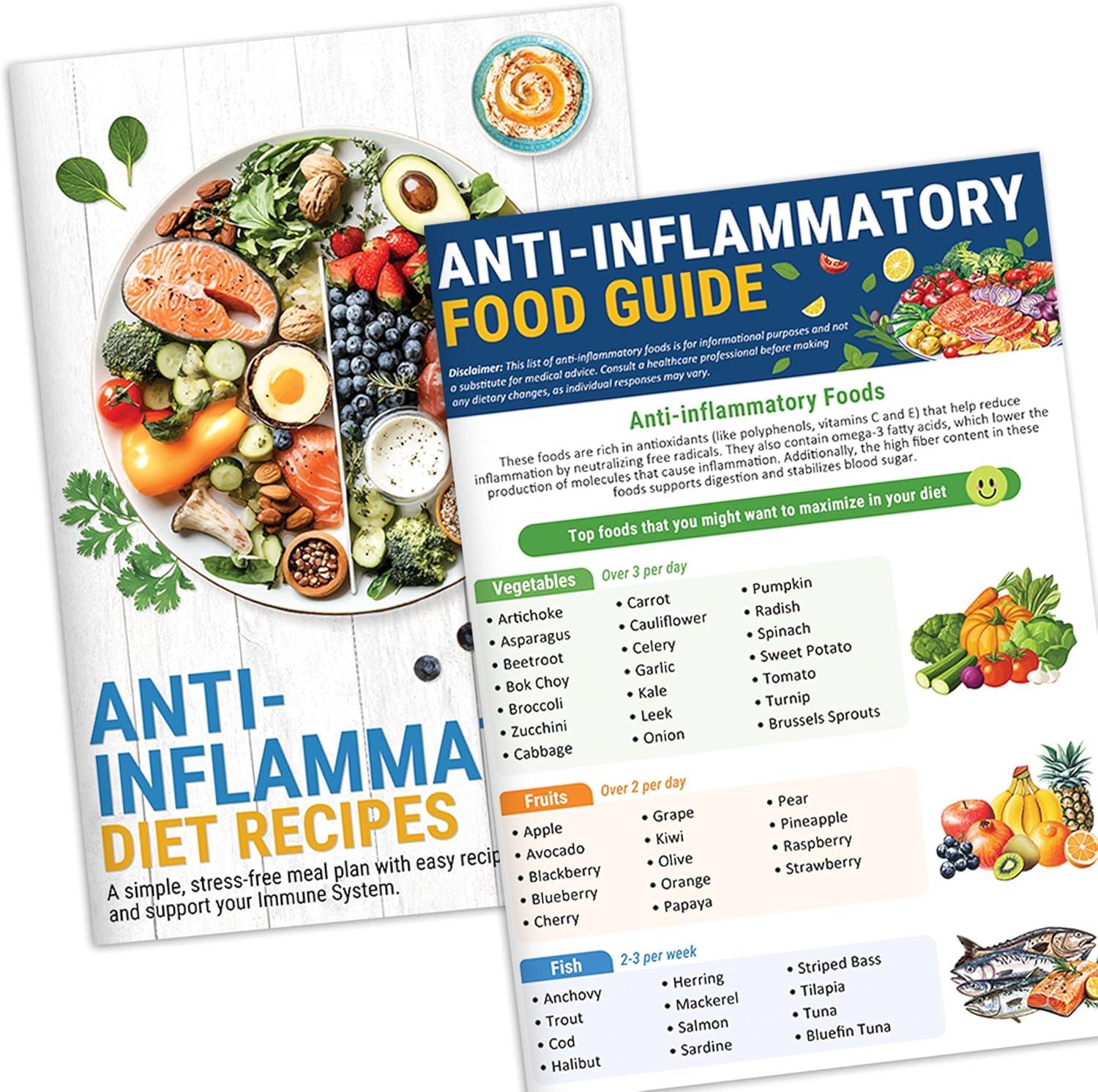 Anti-Inflammatory List: Tested Food Chart Guide...Healthier Living!