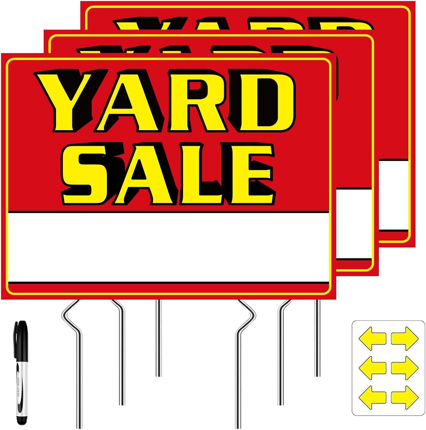 Surprising Yard Sale Sign Showdown: Value versus Feature... Must-Read!
