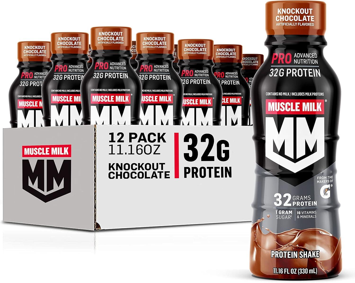 Muscle Milk Pro advanced nutrition vs. 32g tested protein... Shocking shake comparison!" (48 chars)