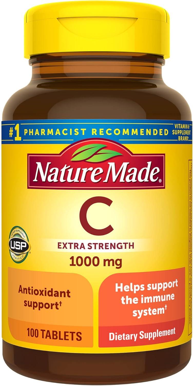 Nature’s Tested Vit C: 1000 Mg vs. 100 Day Supply… Surprising Immune Boost!