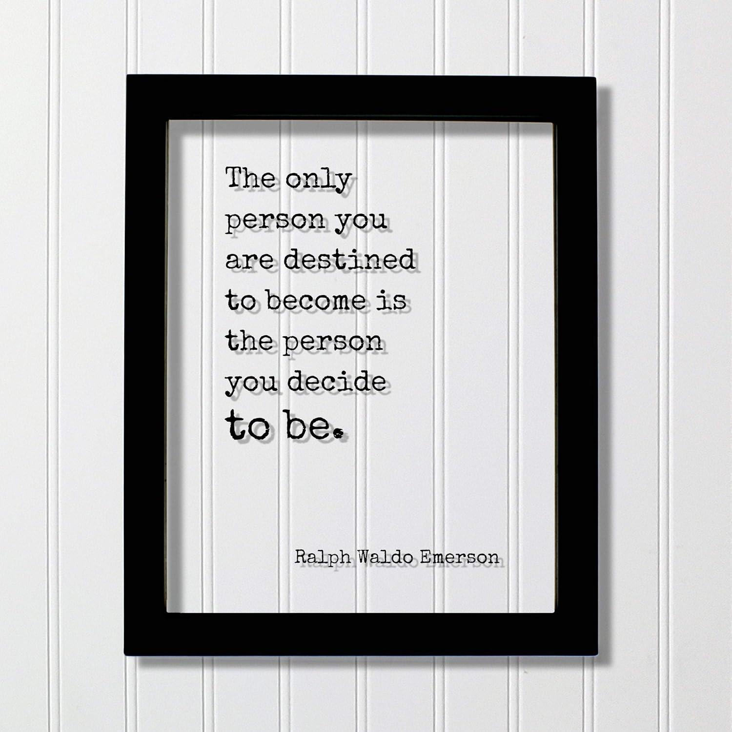 Emerson Quote Art Print's Tested Wisdom: Wisdom Meets Home Decor