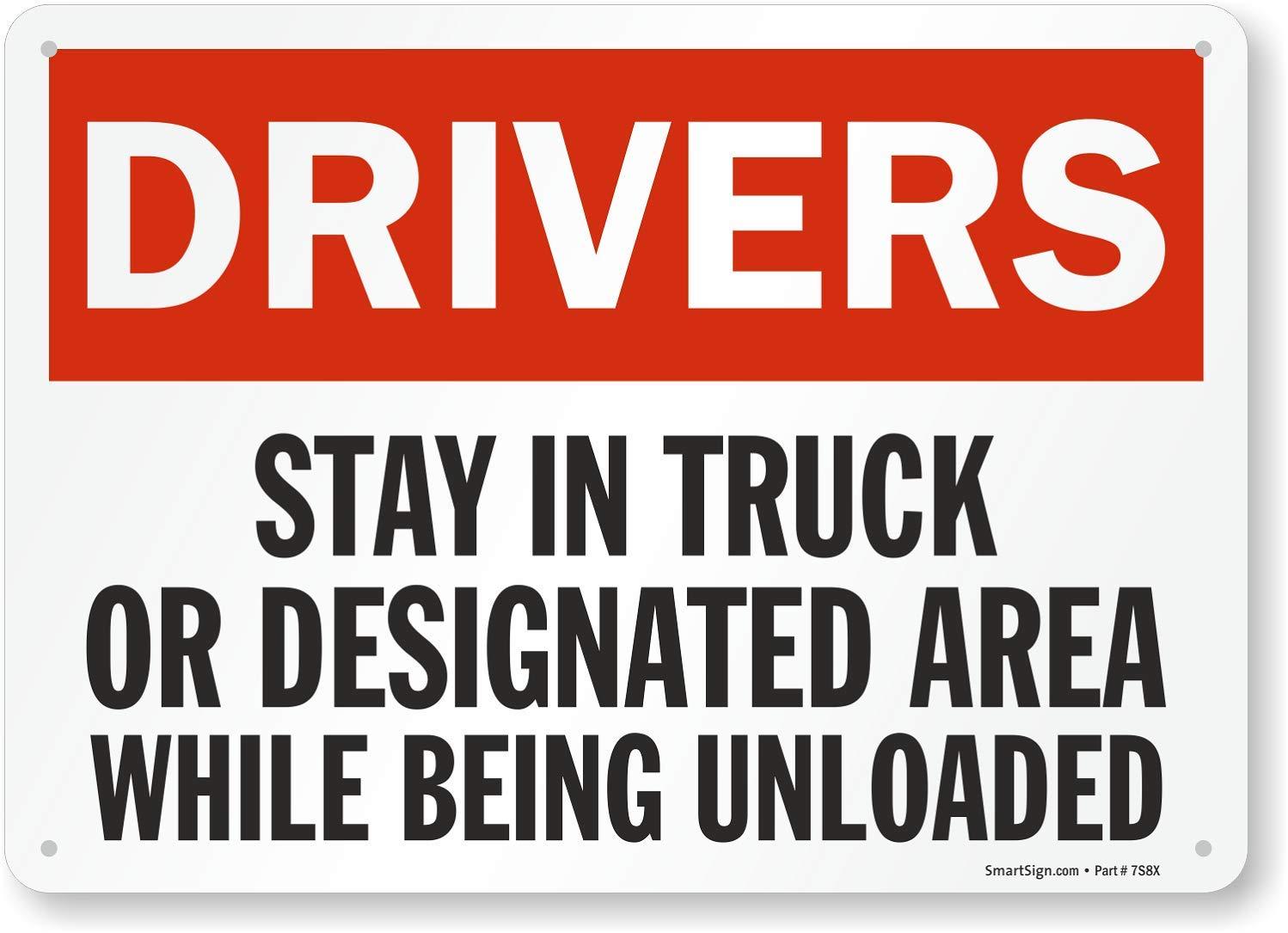 SmartSign Drivers Stay In Truck... Tested Versus Aluminum Sign Choices