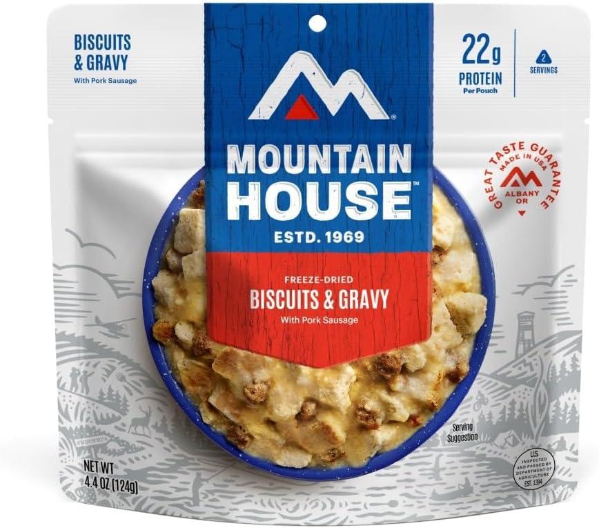 Mountain House Biscuits & Gravy Freeze-Dried Showdown... Trusted Taste In Backpacking