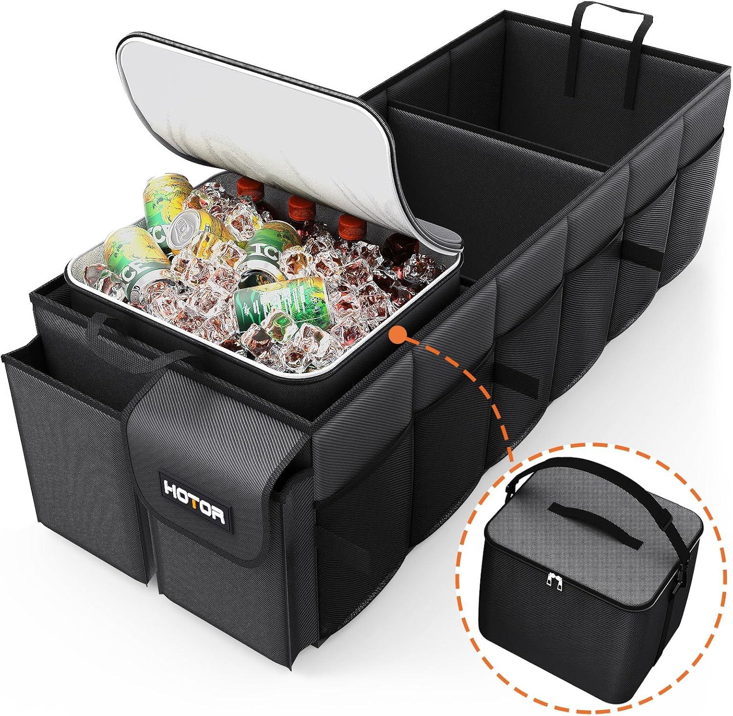 HotOR Organizer Versus Cooler: Tested Trunk Use Case... Compact Yet Spacious!