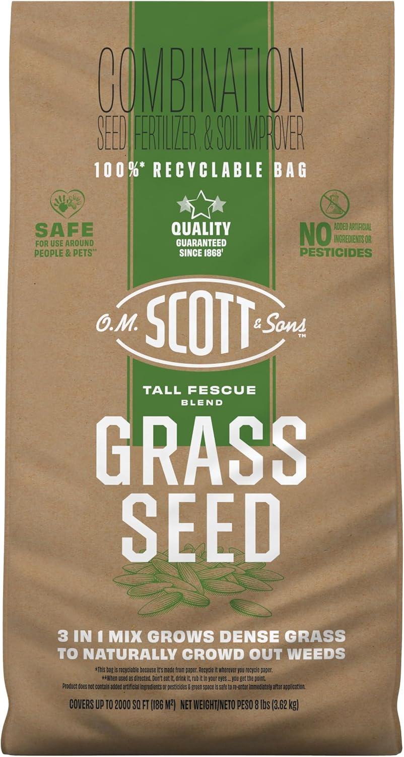 Scott's Tested: Fescue vs. Weeds, Fertilizes impromptu...2000 sq ft blend surprise!