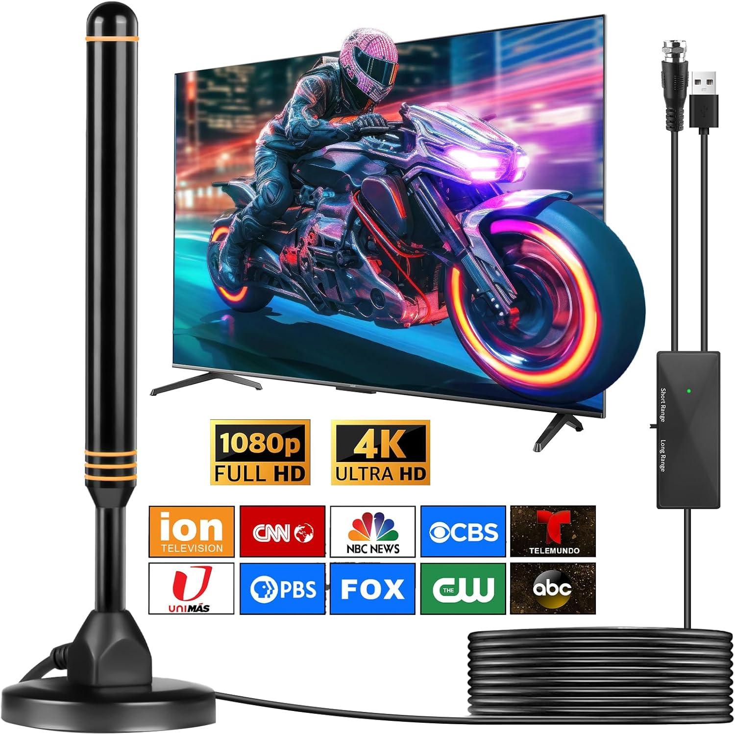 Indoor antenna showdown: tested range, 4K boost for smart TVs… a surprising choice!