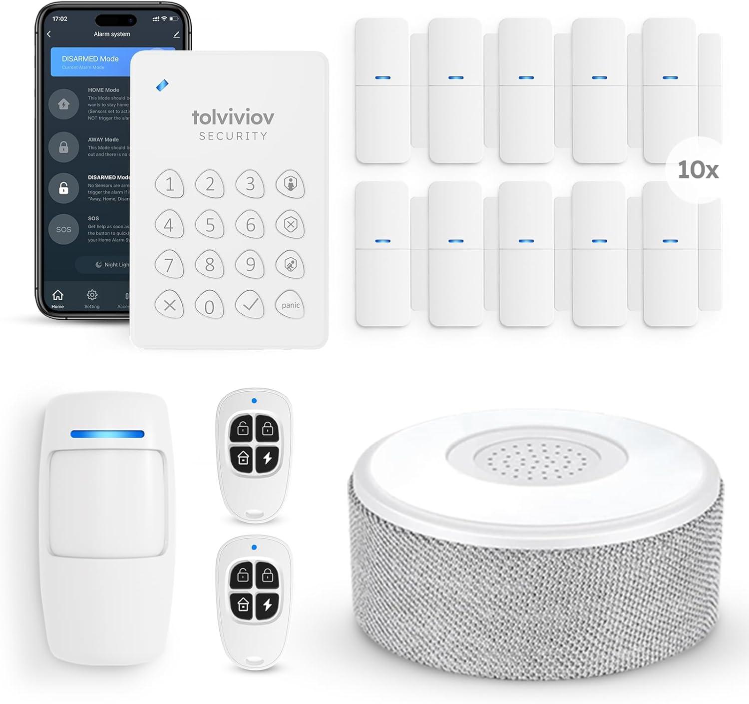 Tolvivio Alarm: WiFi & App Alert Showdown, No-Fee Tested for Home/Safety…