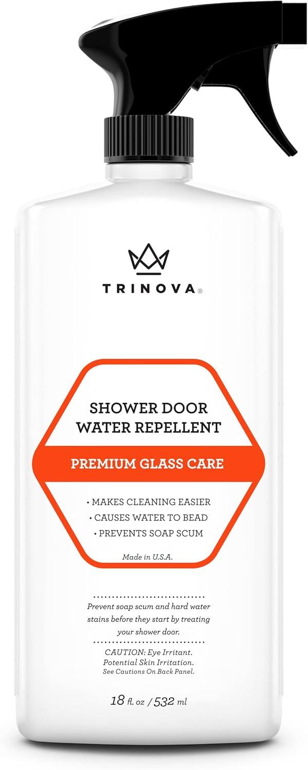 TriNova Compared: Glass Sealant Beads... Tackles Soap Scum, Tested!