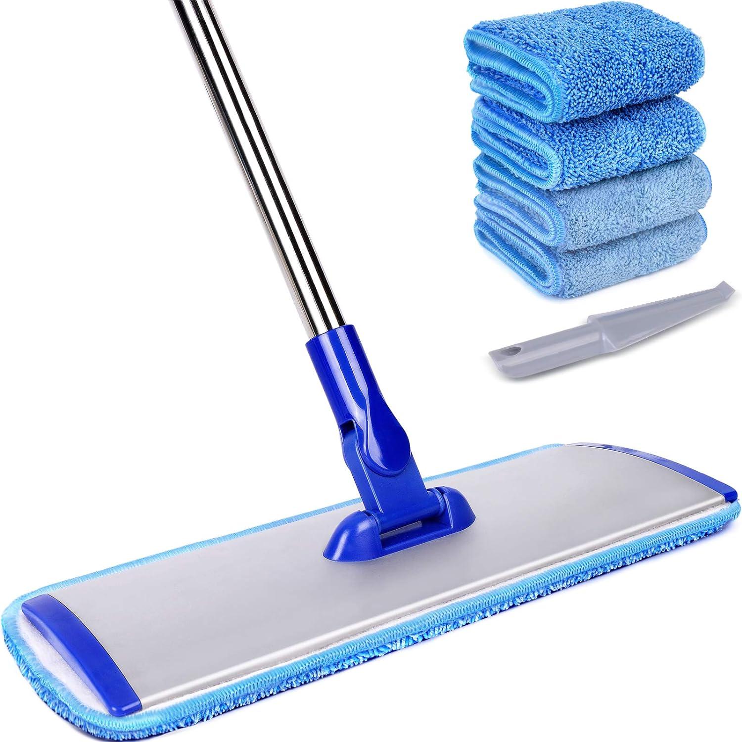 Eighteen Microfiber Mop Indexed Reset Test Versus Hardwood Won’t Believe Ease!