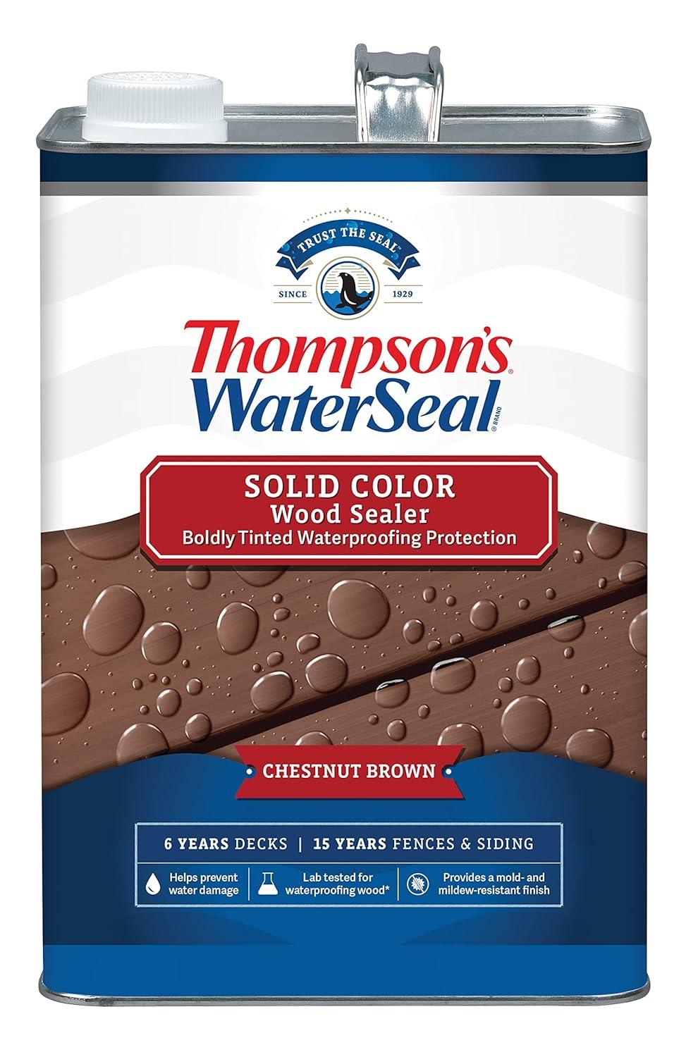 Thompson’s Waterproofing Sealer Compared: Color, Pros, and Surprising Durability in Chestnutbrown... Year-Round Deck Defense!