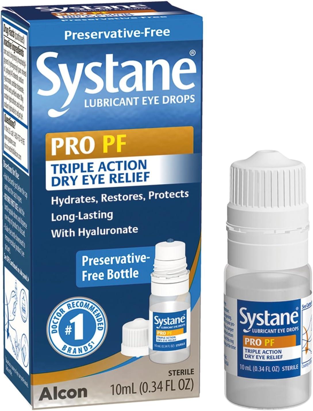 Systane Pro VS Systane PF: tested preservative-free, surprising eye relief... comparison