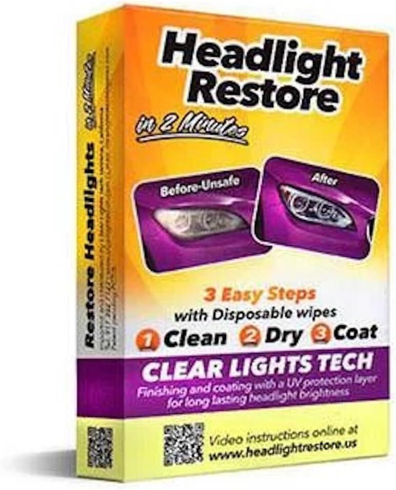 Shine Bright: 3-Step Headlight Kit Compared: Clean Wipes vs.Tested Restorer Easy Fix