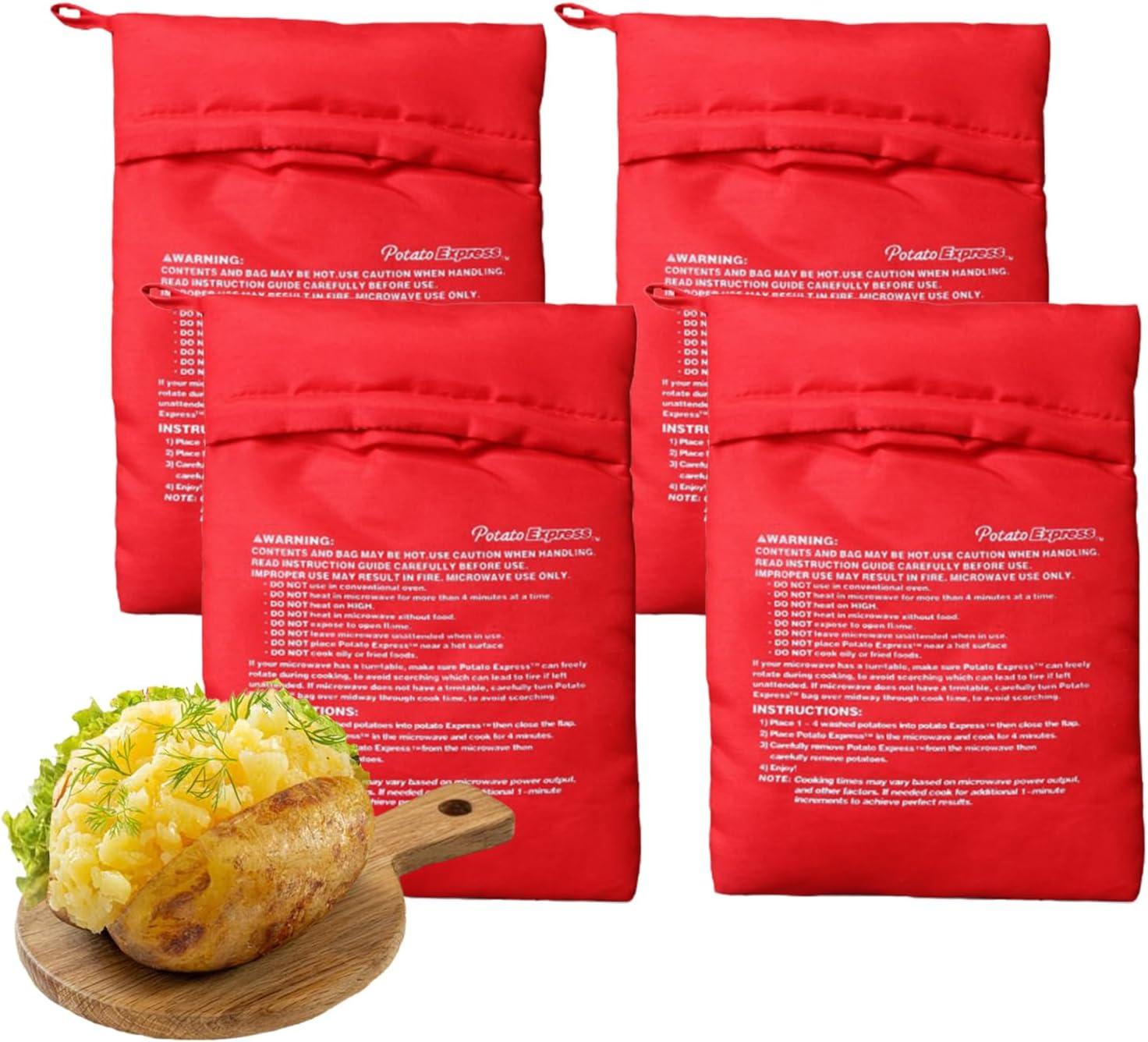 Baked Potato Showdown: Tested Reusable Pouch in 4 Minutes!