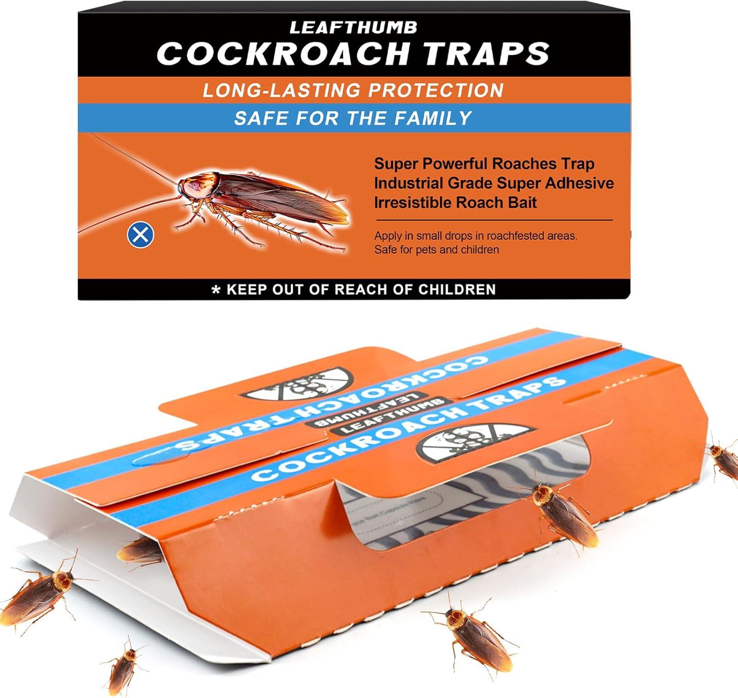 Trapped Cockroaches? Tested Pack Uses Long-Lasting_formula & Universal_Bait