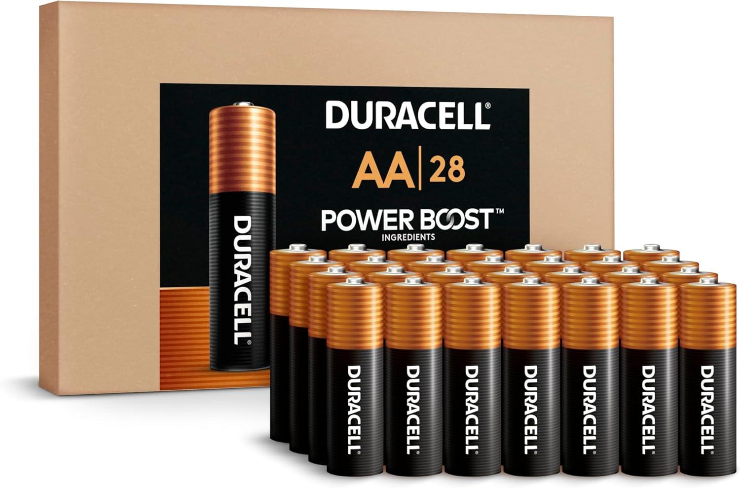 Duracell vs. Standard: Tested Showdown for Long-Lasting AA Batteries, Clamshell, Power Boost Inside