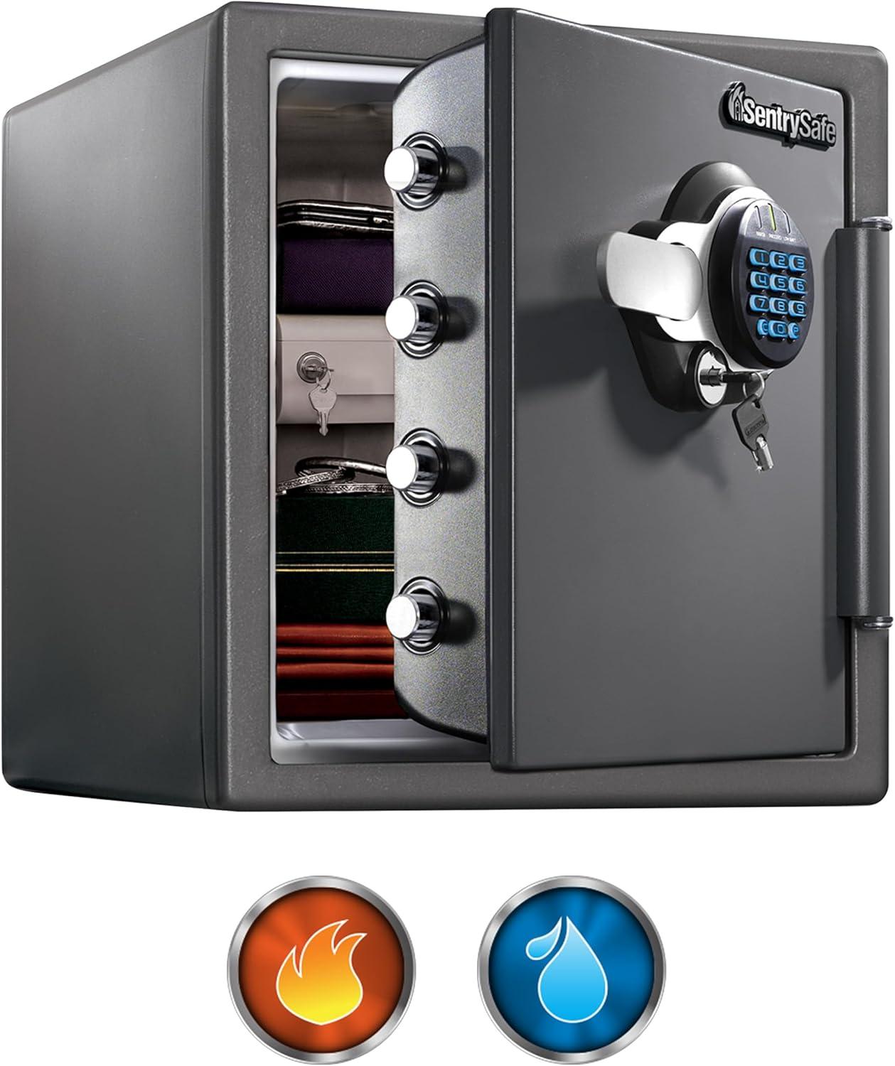 Comparing SentrySafe: Waterproof, Fireproof, Code Keypad Safe Highlights Showdown