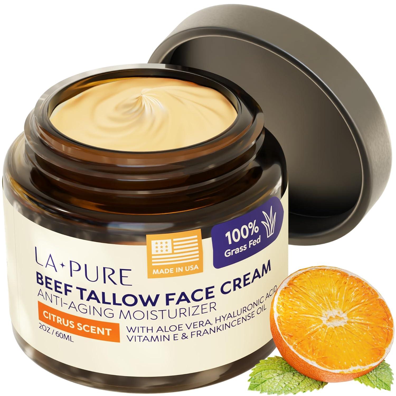 Grass-Fed Tallow Face Cream Versus Hyaluronic Acid tested... Surprising Moisture Boost!