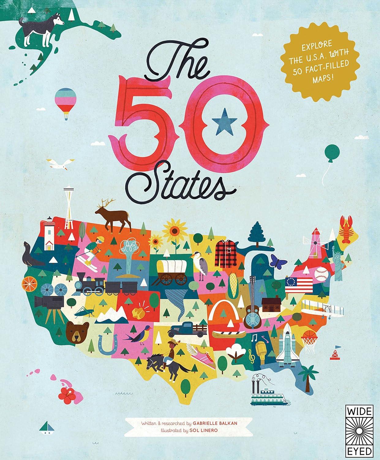 Compared: 50 States Maps vs. Surprising Fun Facts… Perfect For Any Trip!