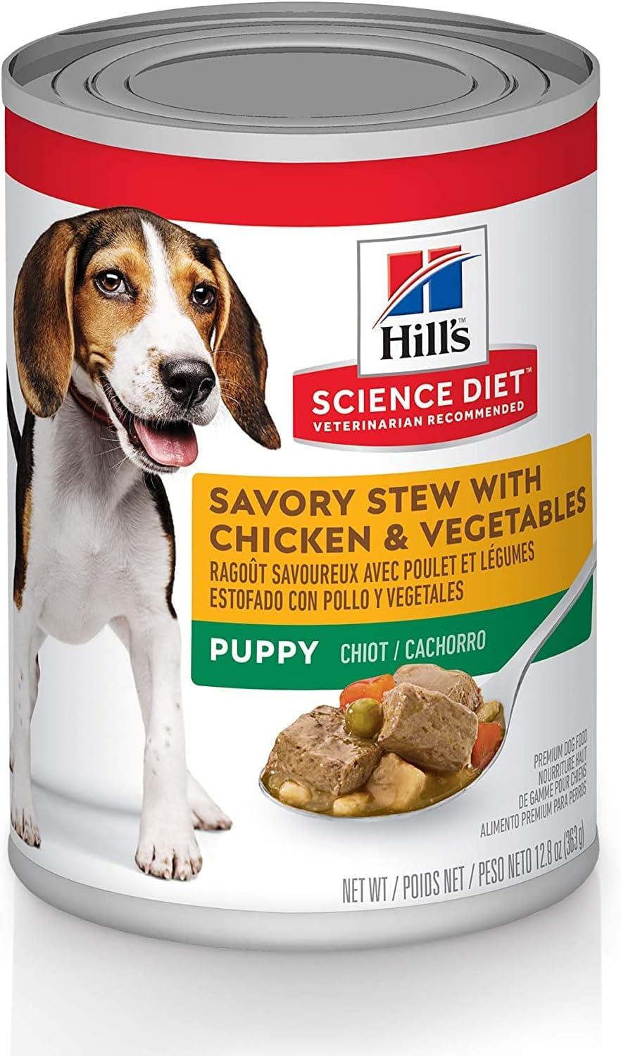 Surprising Insight: Hill's Puppy Food Compared... Wet Chicken Stew vs. Premium Dry Pellets, Tested