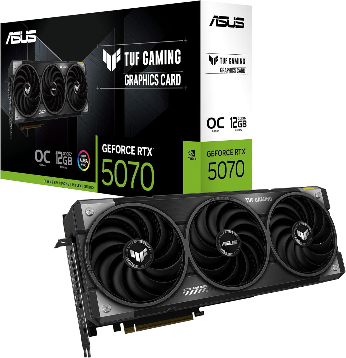ASUS TUF RTX 5070 Showdown: PCIe 5.0, Axial-Tech Fans, and Why… (Buyer’s Guide Mode On!)
