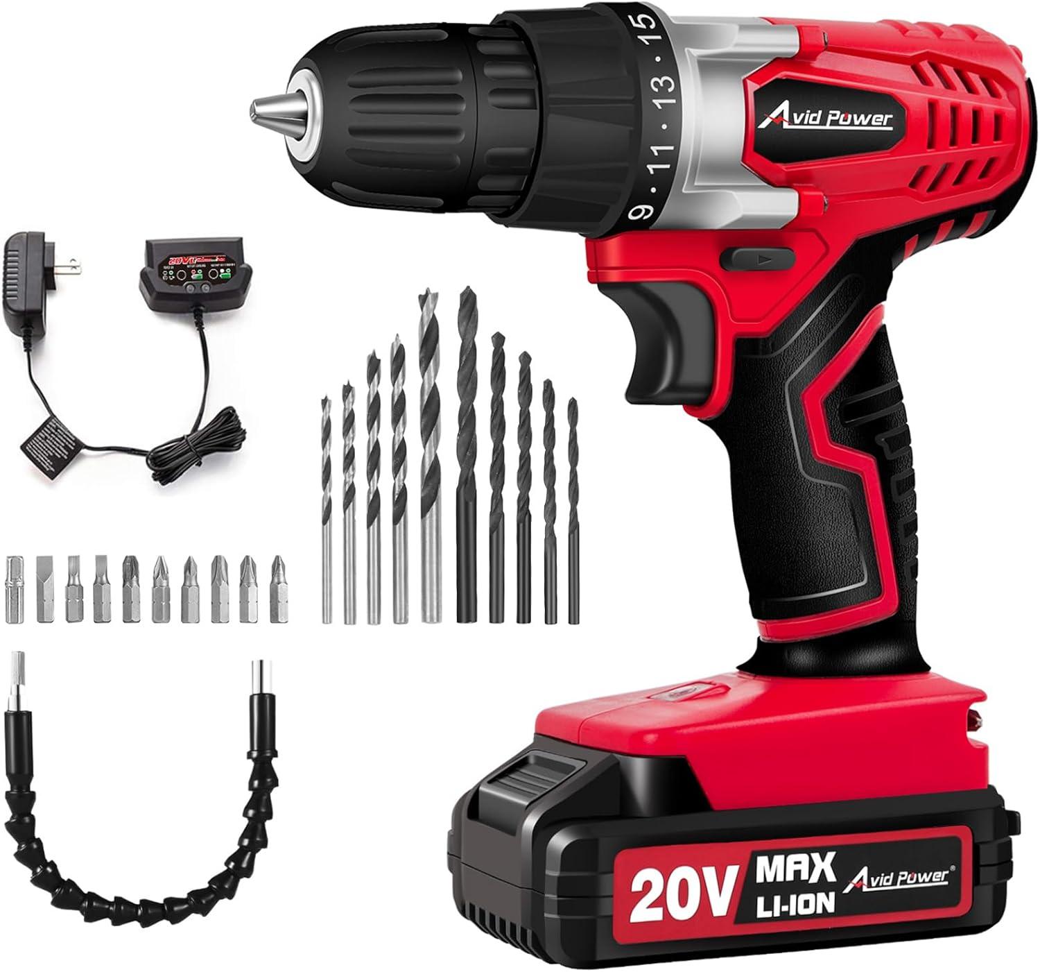 Avid 20V Max Versus Competitor: Tested Power, 3/8 Chuck, 22 Bits...Wow!