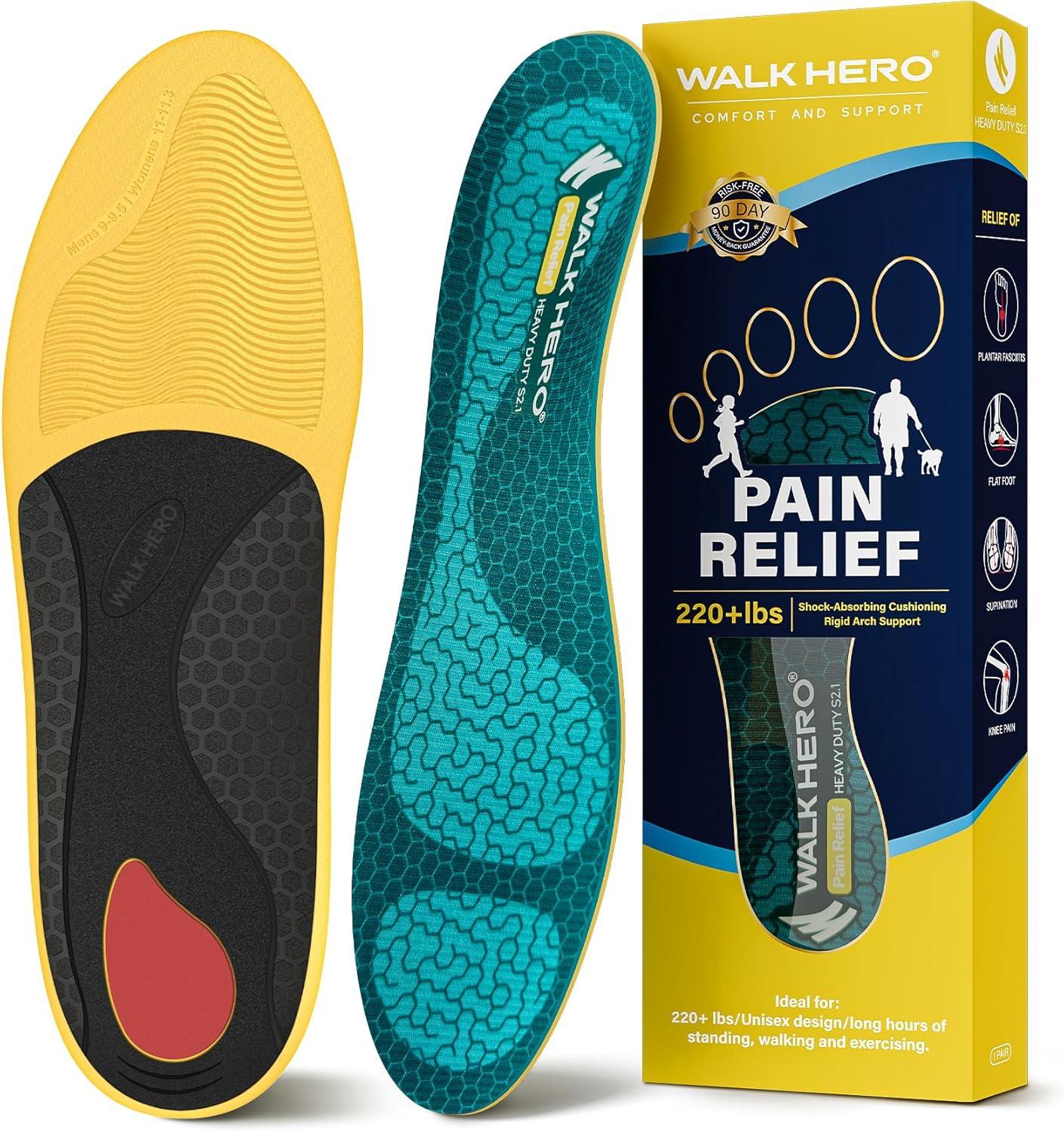 Surprising Benefit Showdown: Arch Insoles Tested... Relief for 220+ lbs!