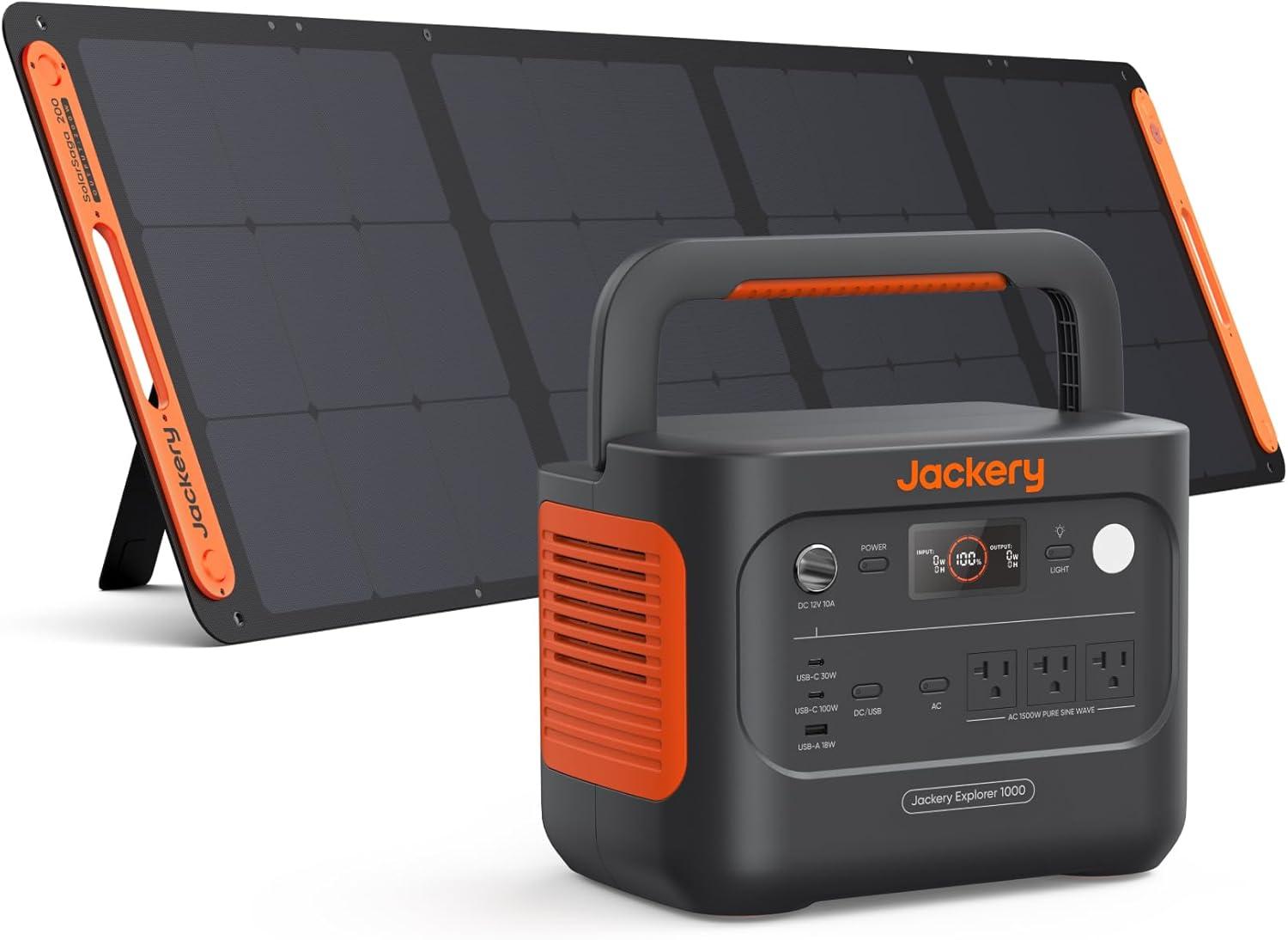 Jackery Solar Generator vs. Panel: Fast Charge, 1070Wh Power, Outdoor Life... Compare Now!