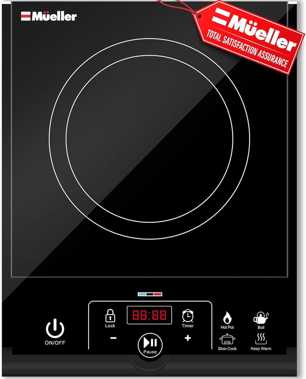 Compare Mueller Stove: Tested Hot Plate With Auto-Off, 8 Temps, Child Lock, 4 Progr...