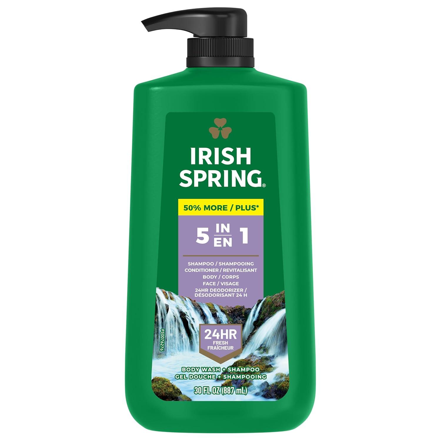 Surprising Versus: Irish Spring 5 In 1 Men's Wash