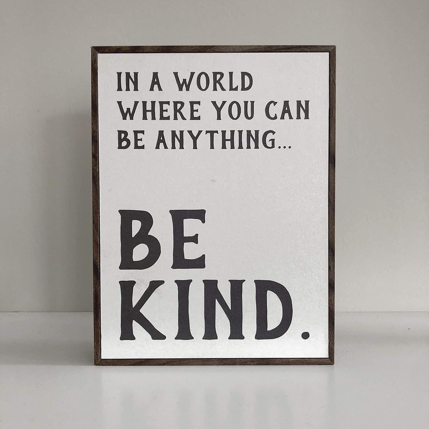 Kind Decor Showdown: Tested Wood Sign’s Inspiring Edge… Maybe Over Paper?