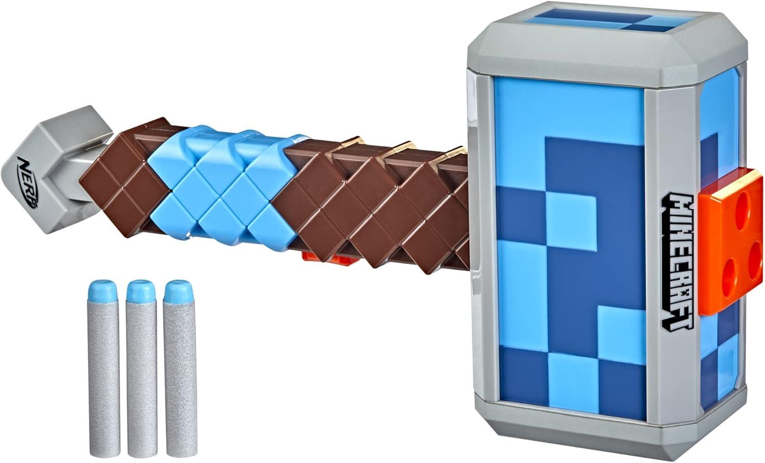 Nerf vs. Minecraft: tested blasters for kids... surprise toys!