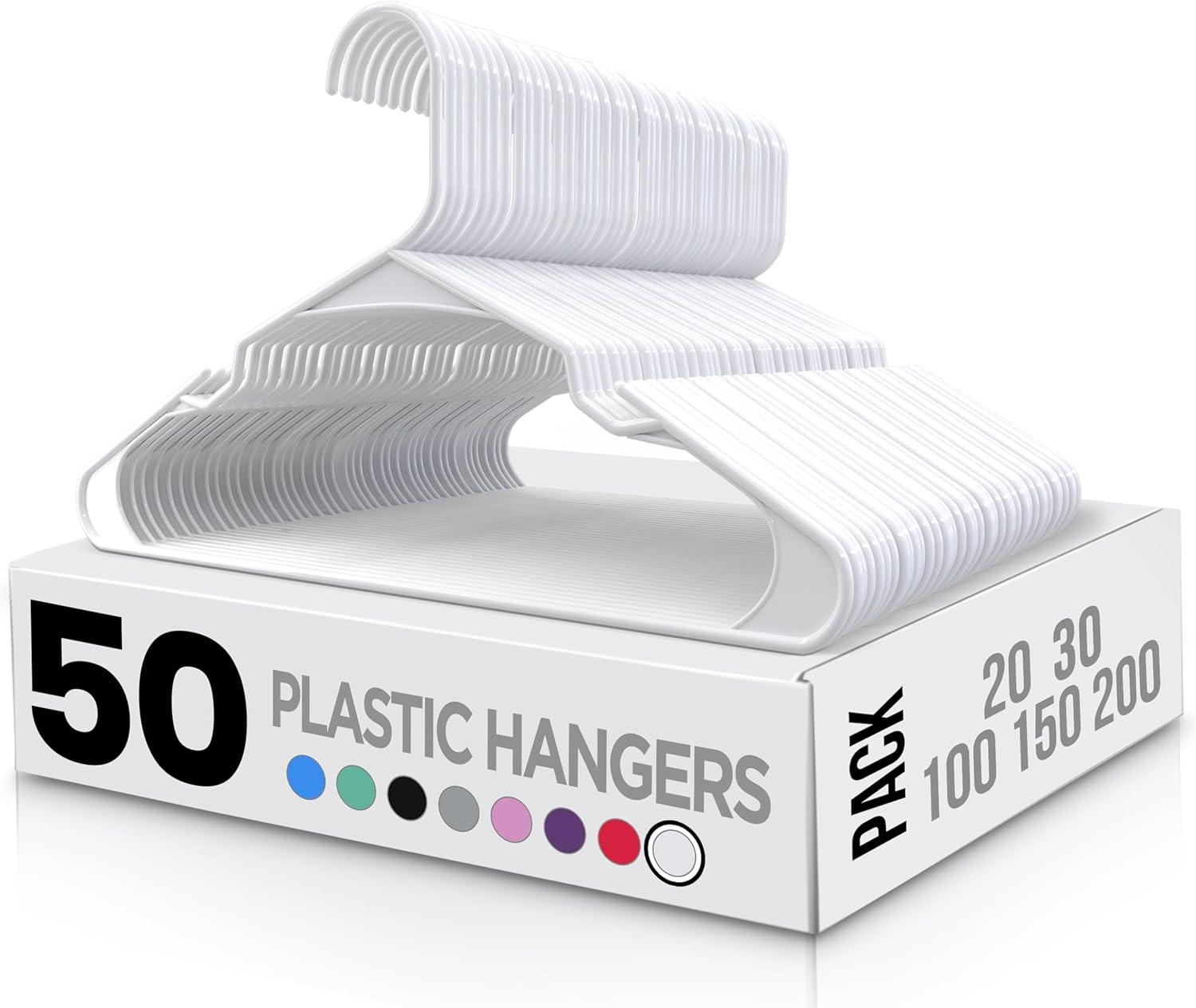 Compare Utopia Hangers vs Standard: Space-Savingtested... Strong Shoulder Grooves for Closet