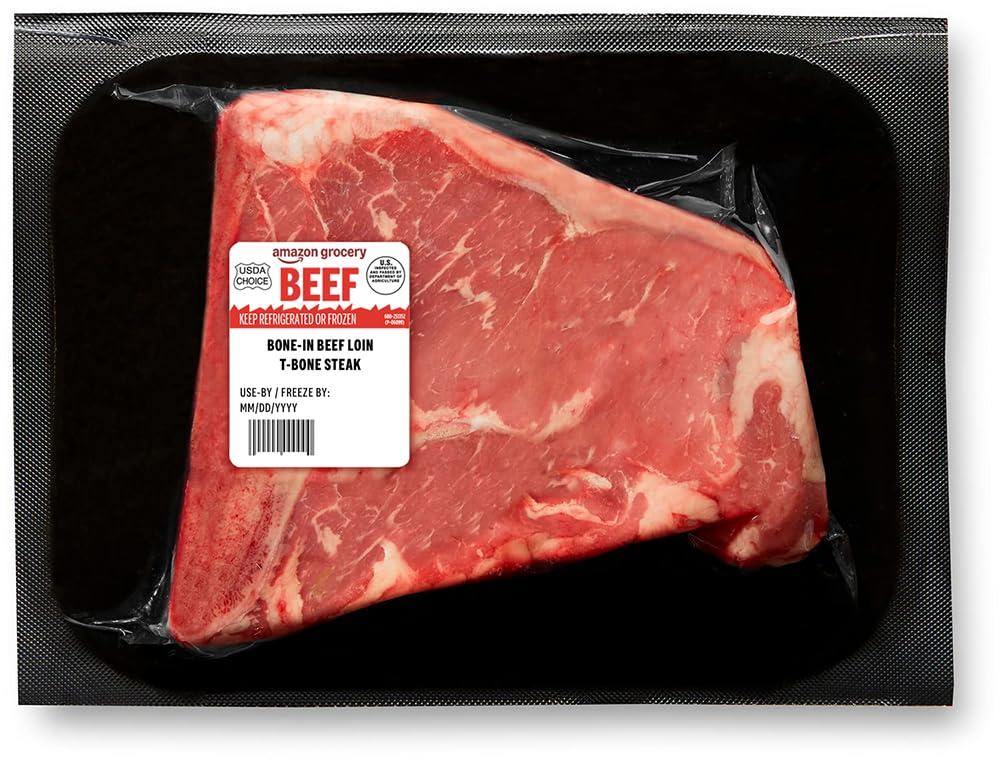 Beef Loin T-Bone, Bone-In, Choice: Surprising Flavor Versus Weight… This Buy’s A Treat!