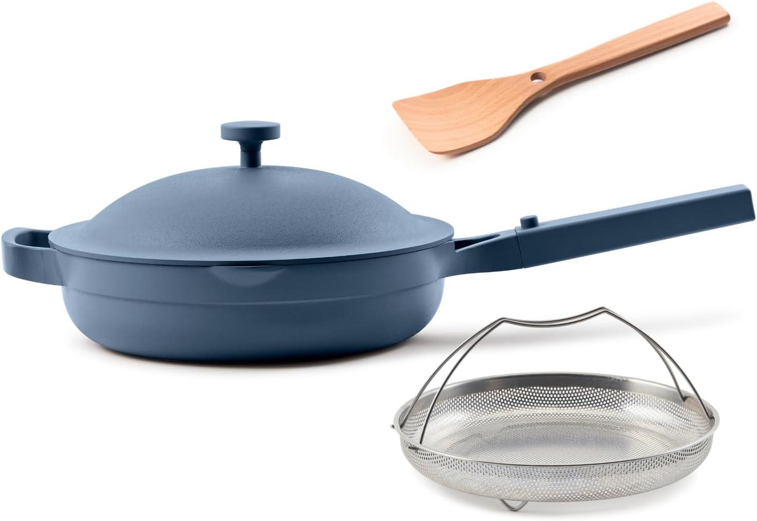 Compare Nonstick Poly Ceramic Versus Our Place Always Pan's Safe Features, Tested