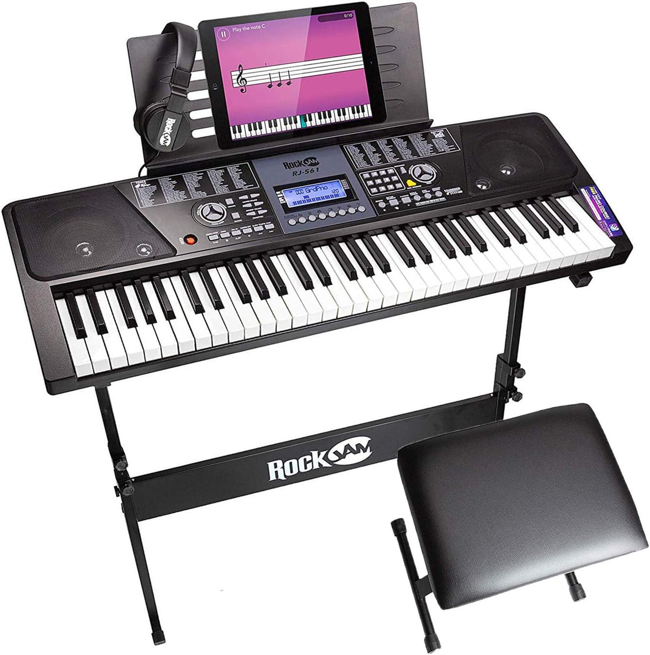 Simply App-Enabled RockJam Piano vs Smartphone: Tested Use Case… Music Made Easy!