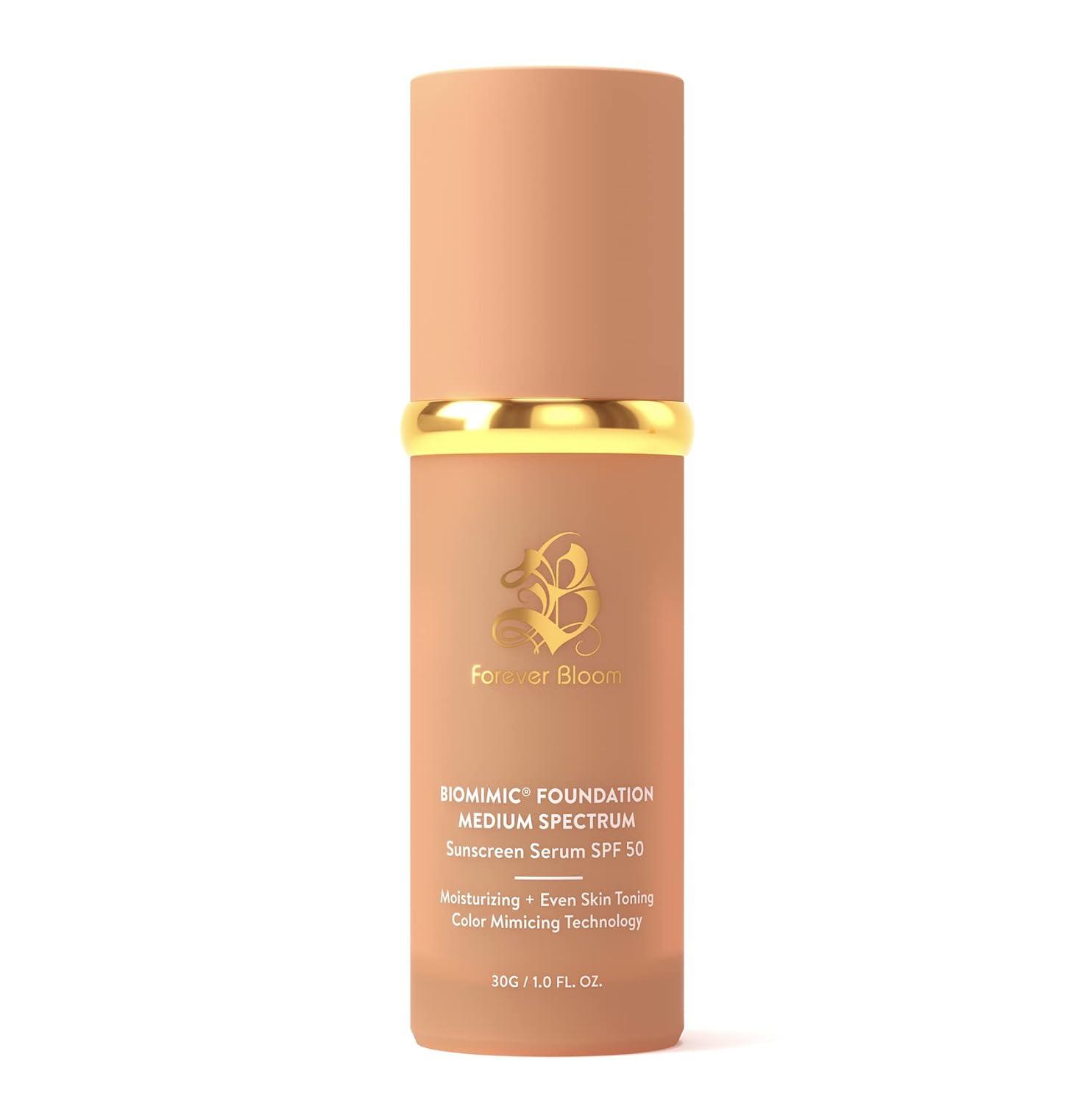 Forever Bloom vs. Drugstore SPF: tested, sweat-proof, moisturizing highlight... gym glow!