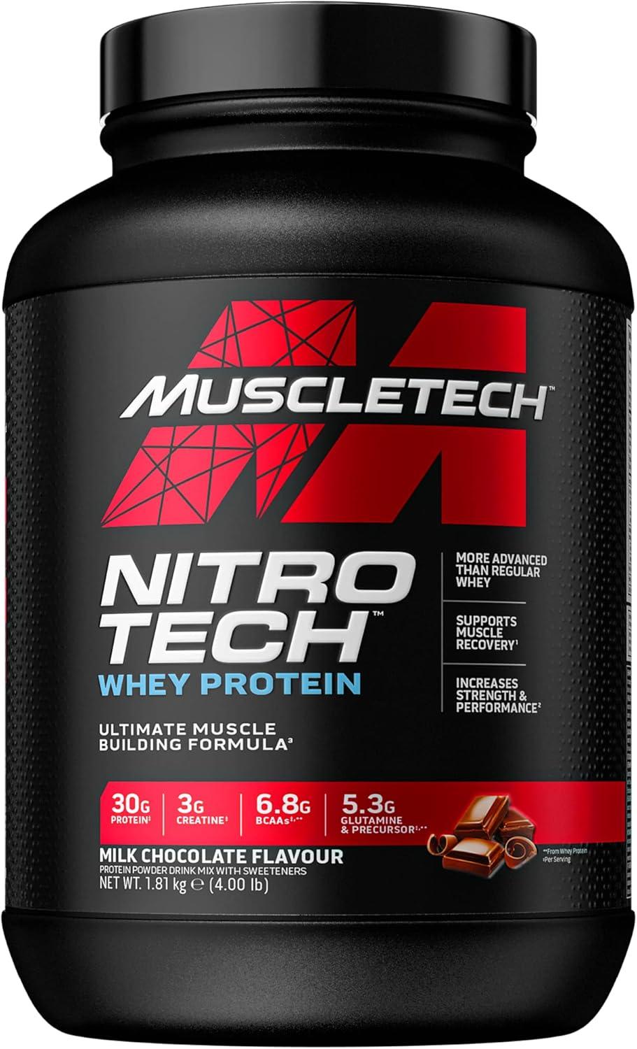 Nitro-Tech Showdown: Whey vs. Isolate - Tested for Growth... 4LBS Bulk!