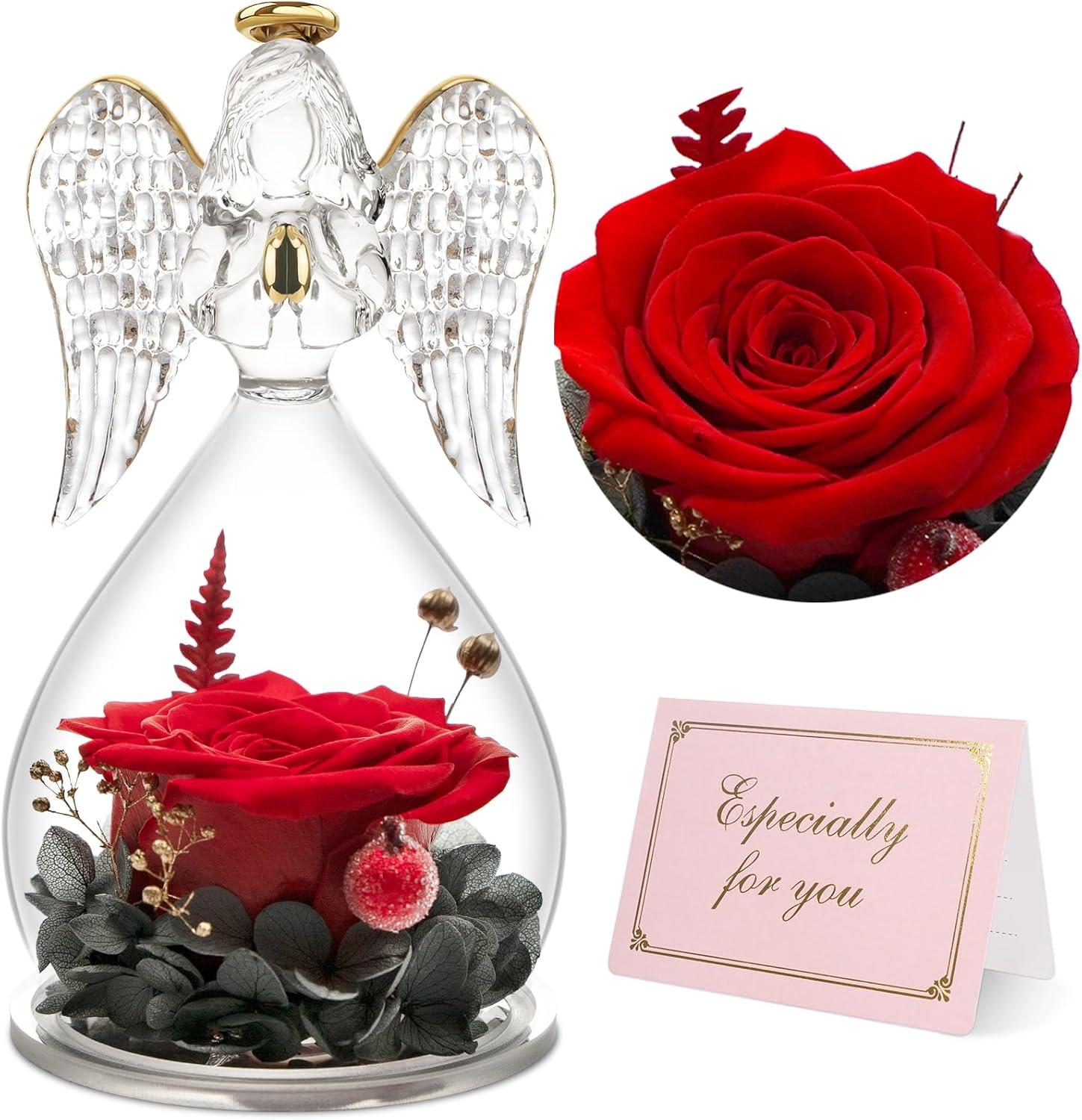 Versus birthdays: Tested rose angel gifts vs. preserved flowers сюррrising choice for Mom