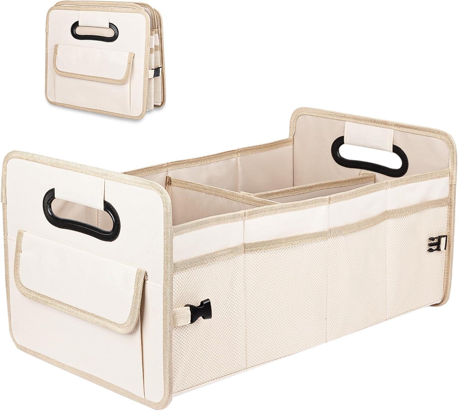 JiatuA Organizer Versus Mini Vault: Tested Max Storage, Collapsible Charm, Beige Practicality