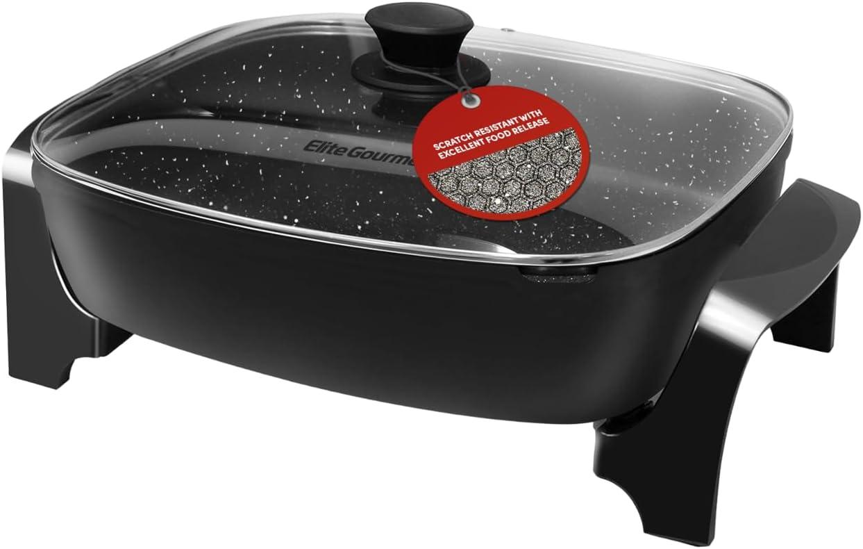 Elite Gourmet skillet vs cast iron: tested... non-stick (simplicity wins)