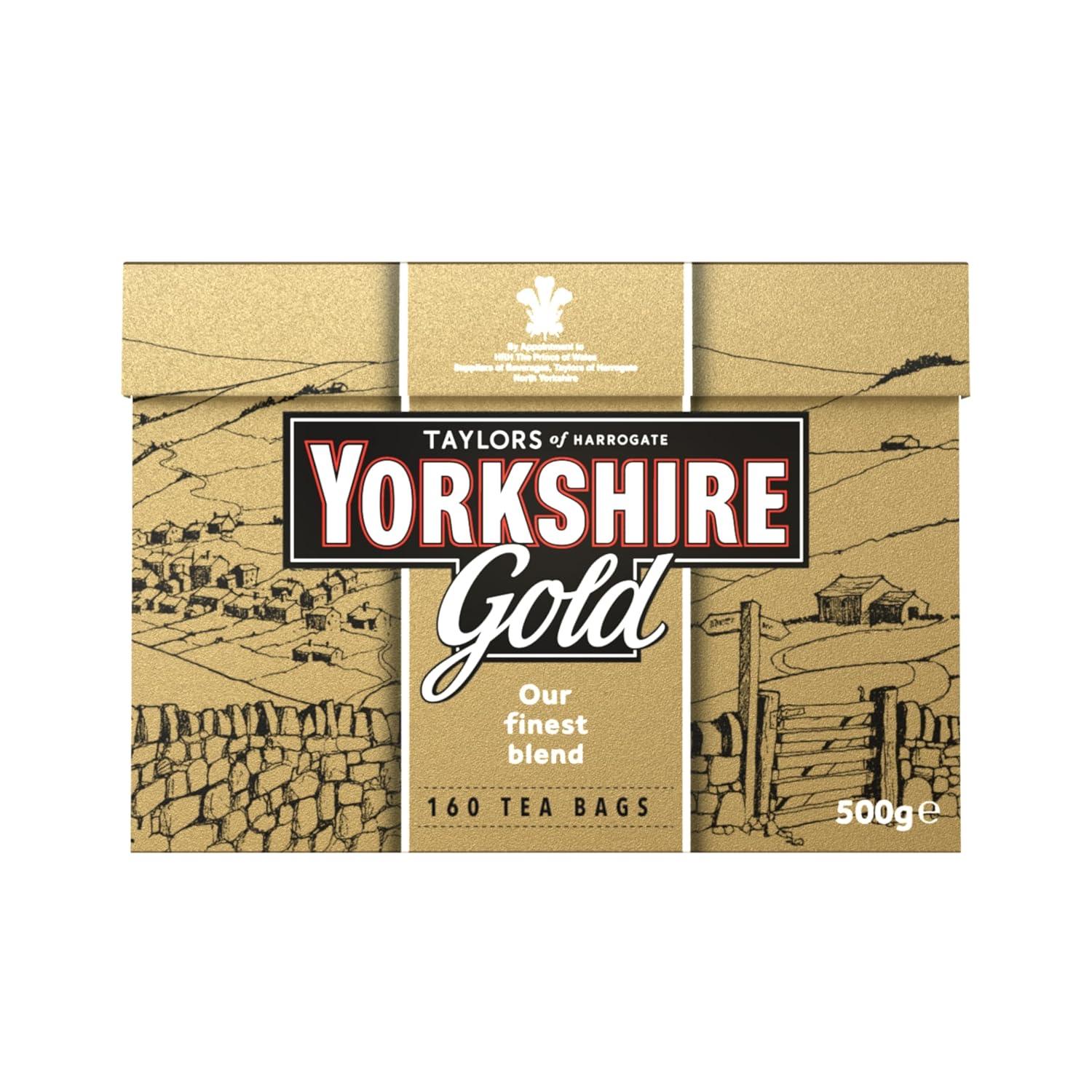 Taylors Yorkshire Gold: Rich Blend, 160 Bags... Tested Perfect for Every Brew