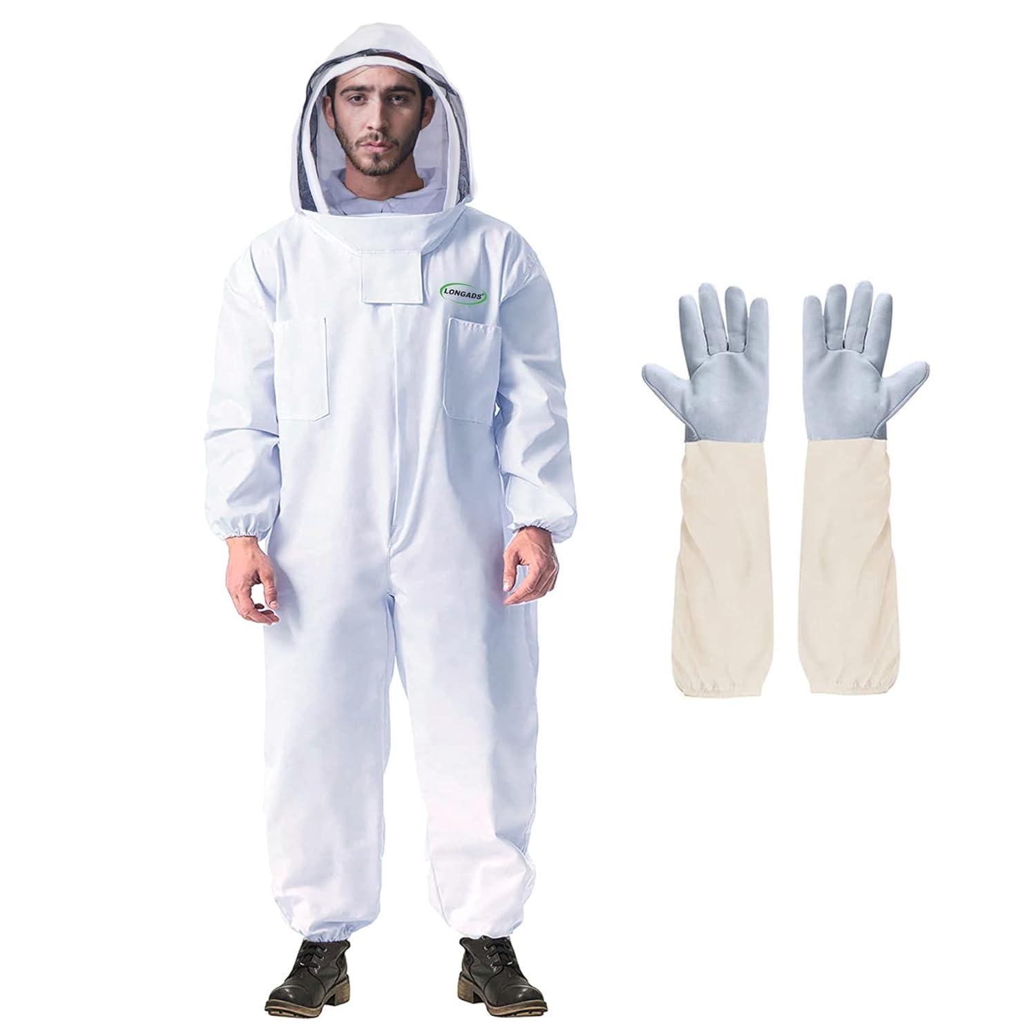 Longads Outfitted: Ventilated Hood, Multi-Sized, Beekeeper Suit Compared for Surprising Backyard Use