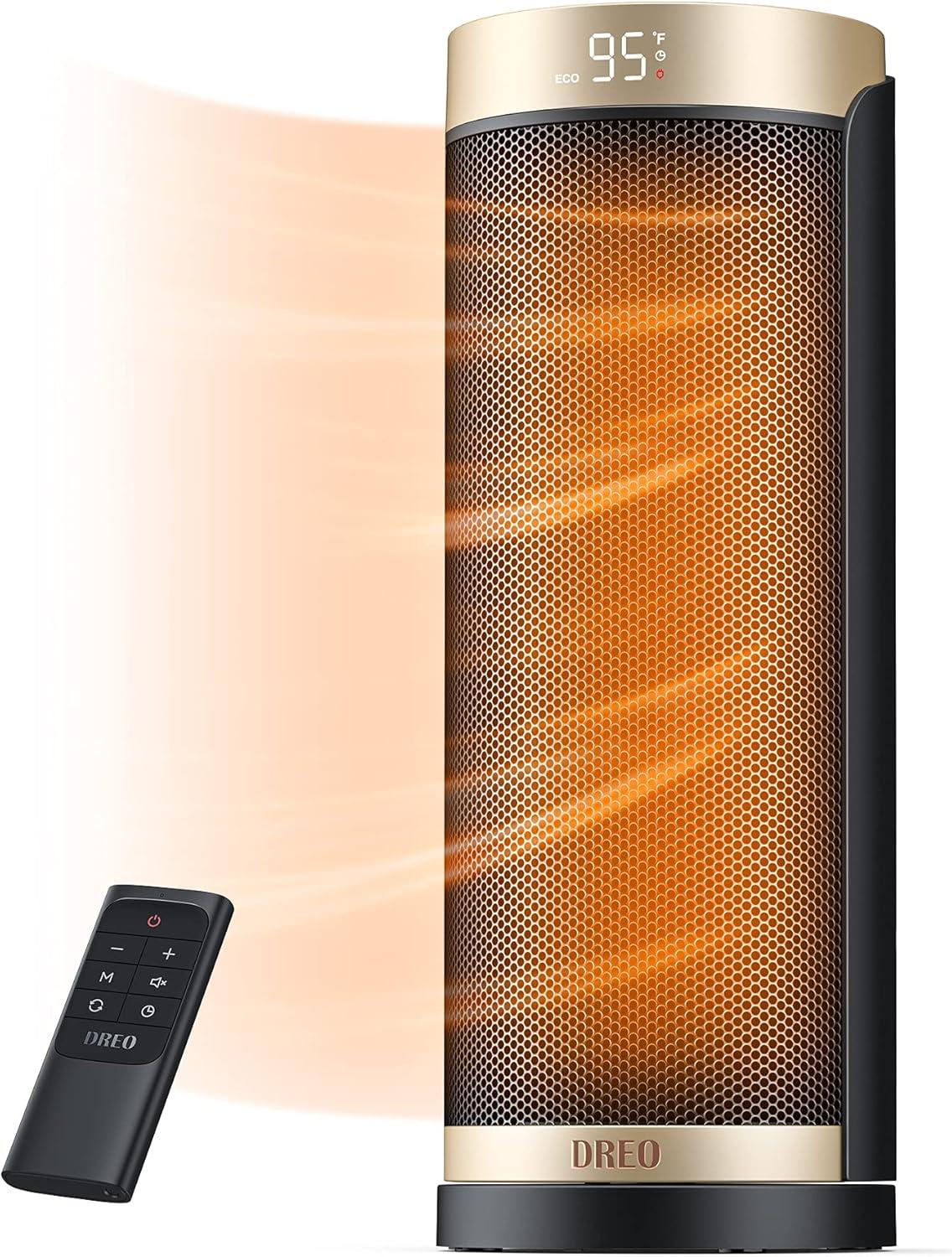 Dreo Heater showdown: Fast 1500W, 70° oscillation, 12H timer… Office vs. home tested