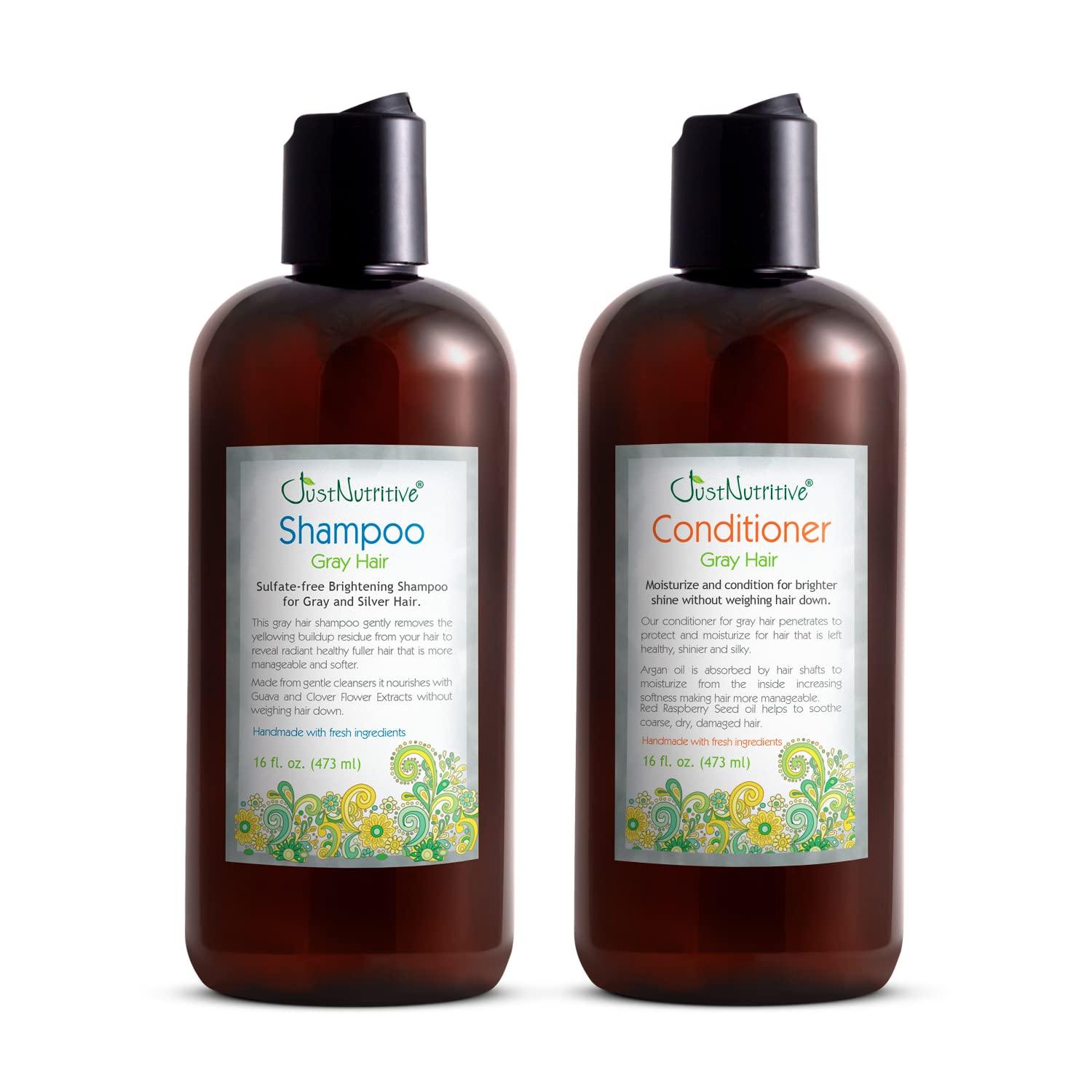 Natural Gray Hair Care Showdown: Shampoo’s Oil Absorbency vs. Conditioner’s Moisturizing… Surprising Insights!
