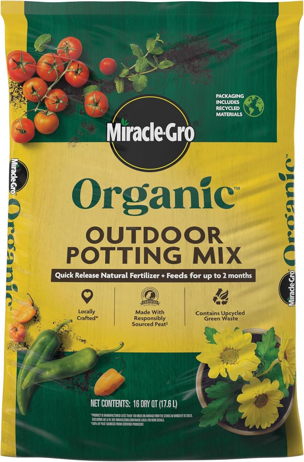 Miracle-Gro Tested Versus Trending Organic Potting Mix For Fresher Outdoor Containers