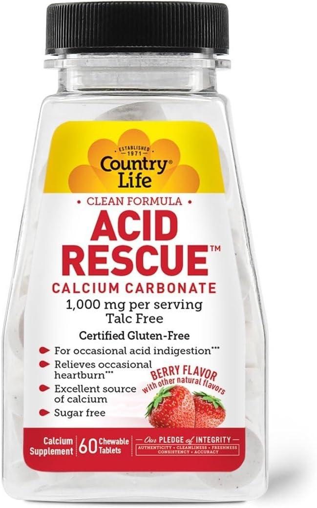 Vegan Acid Relief Showdown: Berry-Chewy Heartburn Fixed, calcium packed