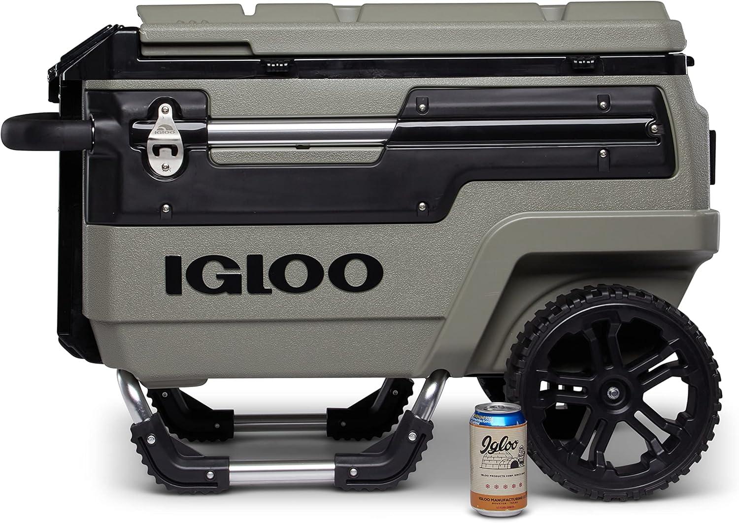 Insulated Hard Shell Versus Wheeled Convenience... tested Igloo vs Trailmate Cooler Use Case