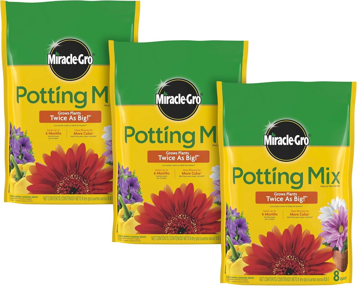 Miracle-Gro Mix vs. competition: tested, feeds 6 months—container secrets revealed
